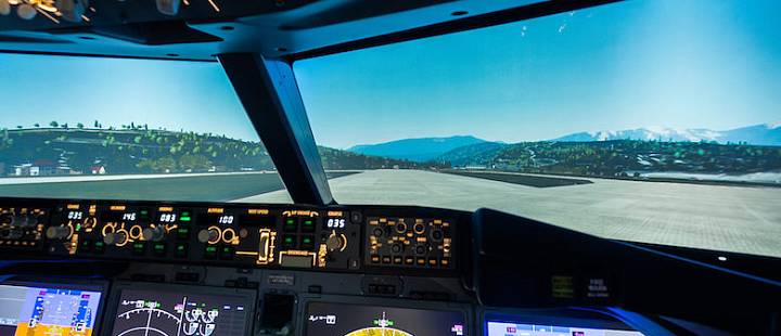 Полет на авиатренажере Boeing 737