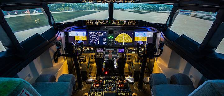 Полет на авиатренажере Boeing 737