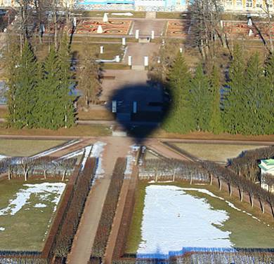 Полет на воздушном шаре в районе Пушкинских гор