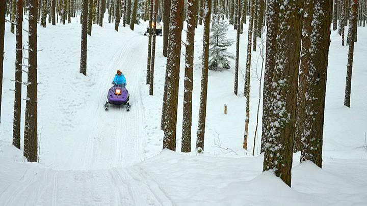 Сафари на снегоходе - скорость, драйв и здоровый адреналин!