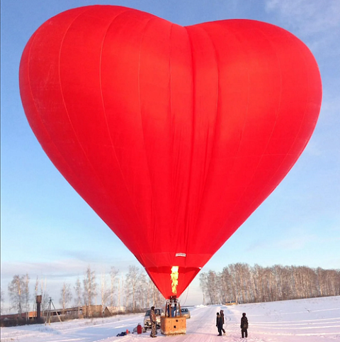 Романтическое путешествие на воздушном шаре