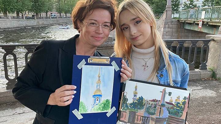 Рисование на пленэре